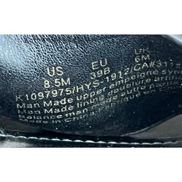 DKNY Platform Wedge Sandal Womens 8.5 Black Logo Cork Like Slip On Retro Chic - Picture 13 of 13